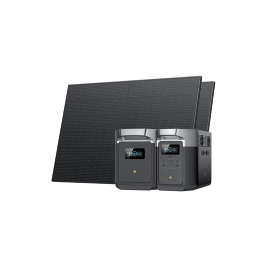 EcoFlow DELTA Max + 100W Rigid Solar Panel