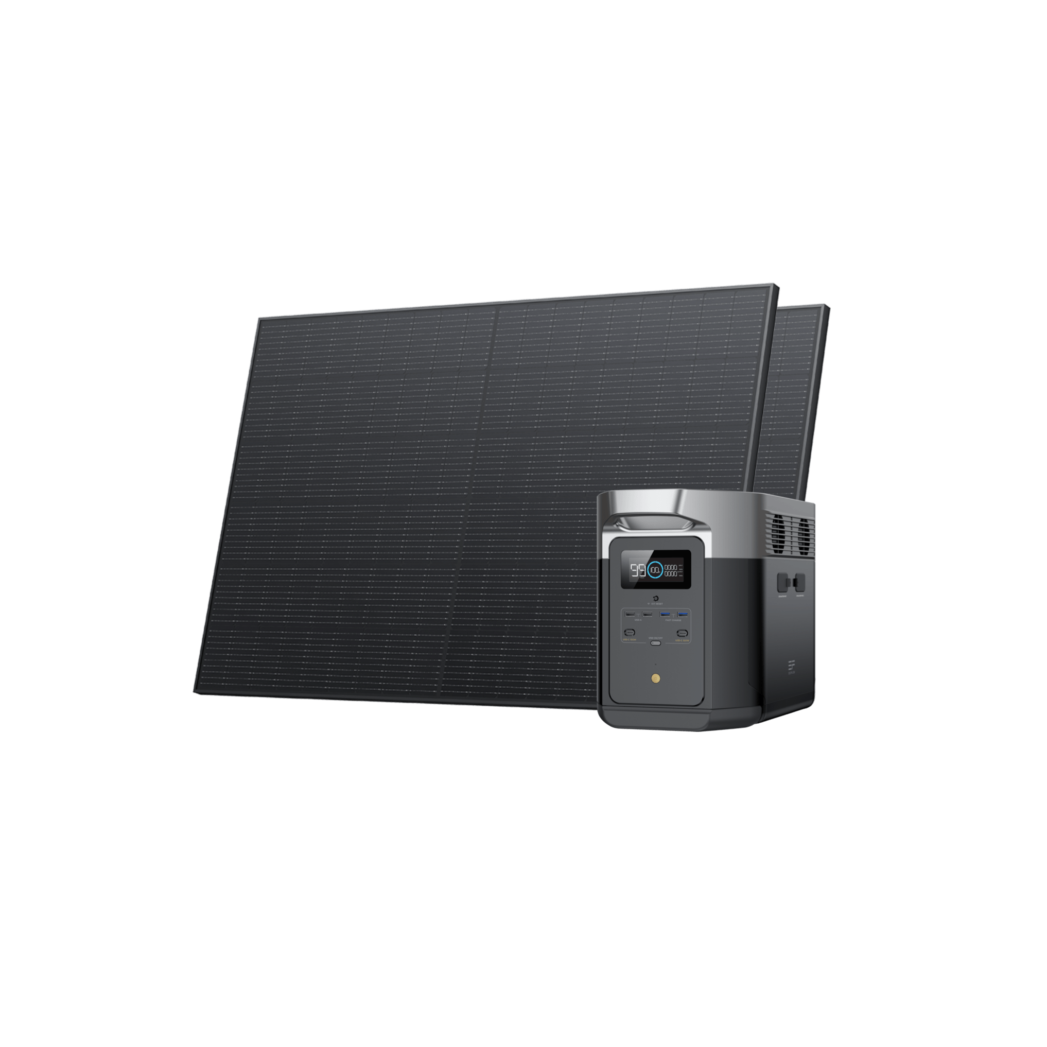 EcoFlow DELTA Max + 2 x 400W Rigid Solar Panel