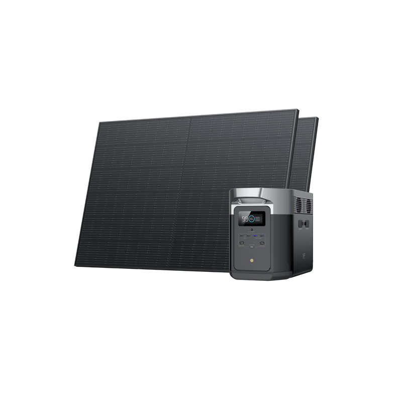 Load image into Gallery viewer, EcoFlow DELTA Max + 2 x 400W Rigid Solar Panel
