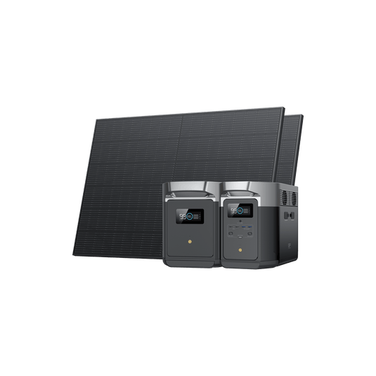EcoFlow DELTA Max + 2 x 400W Rigid Solar Panel