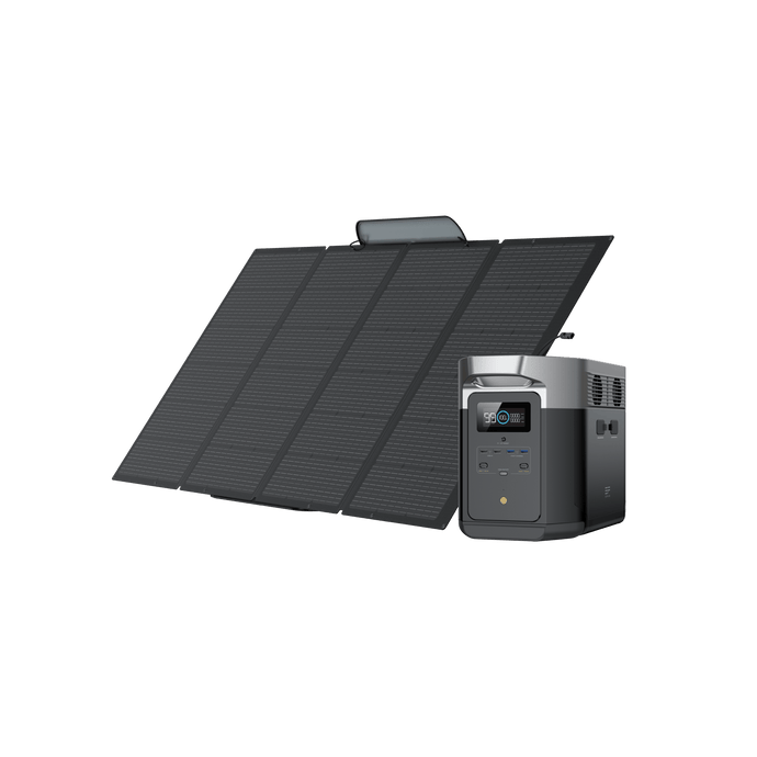 EcoFlow DELTA Max + 400W Portable Solar Panel DELTA Max 2000 / 1