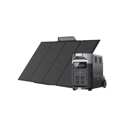 EcoFlow DELTA Pro + 400W Portable Solar Panel 1
