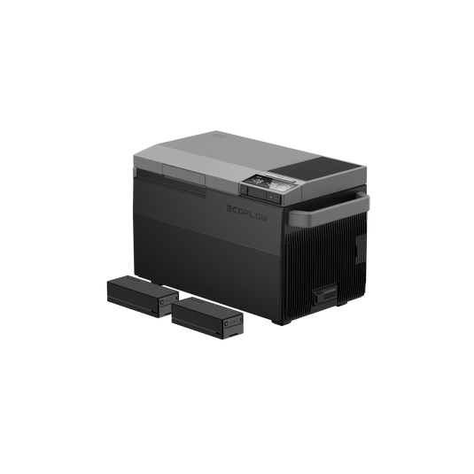 EcoFlow GLACIER Portable Refrigerator GLACIER + GLACIER Plug-in Battery*2
